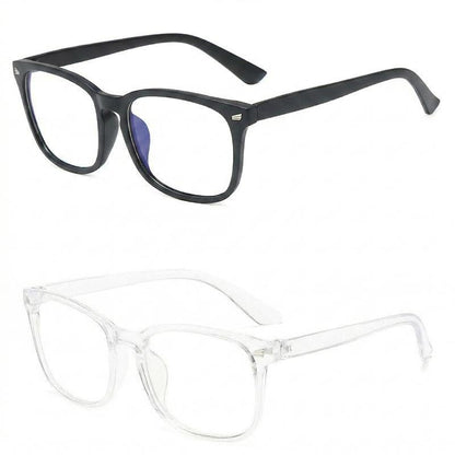 Blue Light Blocking Sports Eyewear - 1.61 Index Lenses, Anti-Eyestrain, Anti-Glare, UV Protection, Impact Resistant, Flexible PC Minimalist Lightweight Frame for Screen Time, Office Use, Allday Wear